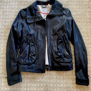Doma Black Leather Jacket